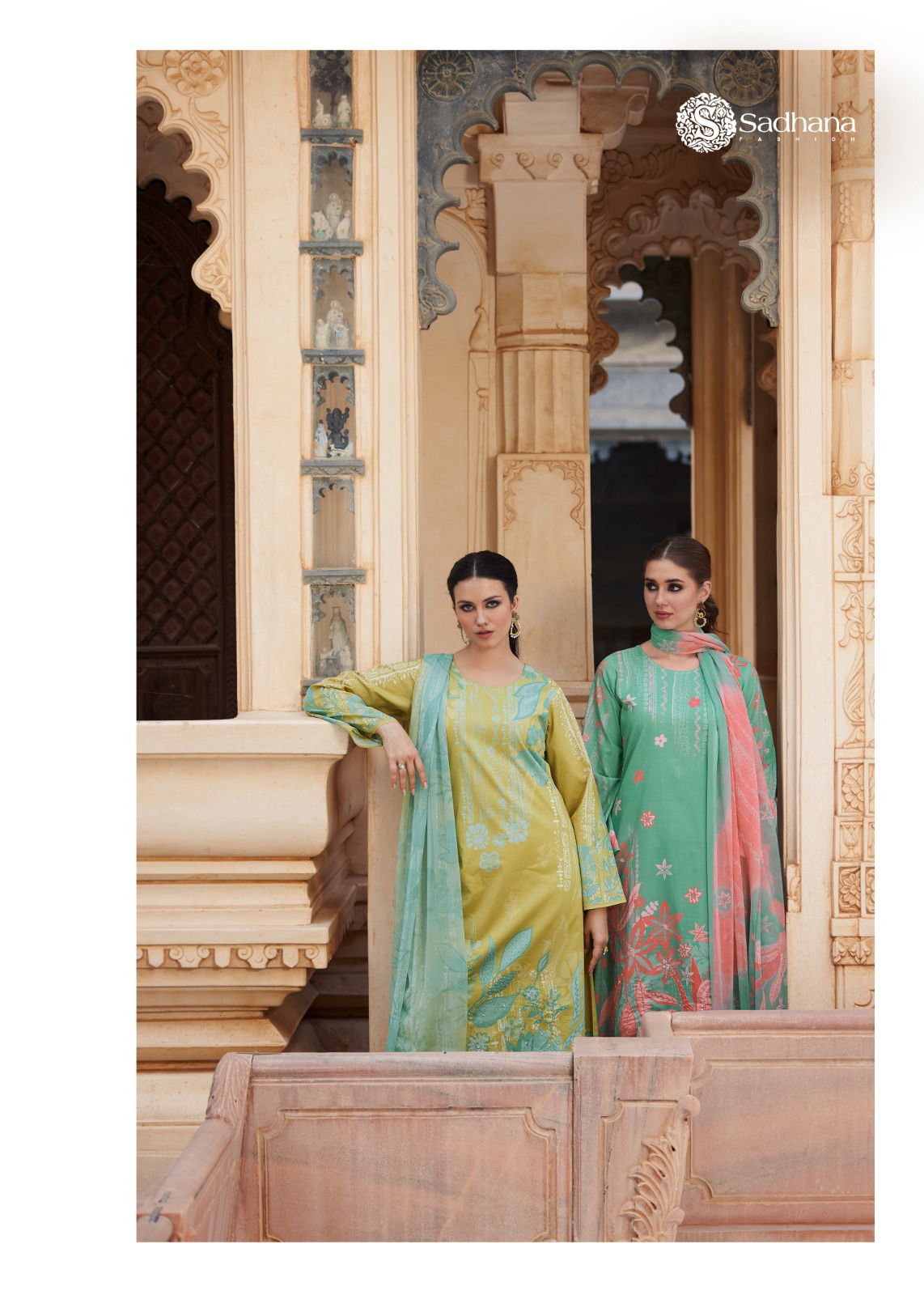 Splendor By Sadhana Khatli Work Printed Cotton Salwar Suits Wholesalers In Delhi